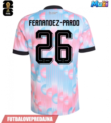 Lacne Muži Futbalové dres Belgicko Matias Fernandez-Pardo #26 MS 2026 Krátky Rukáv - Preč